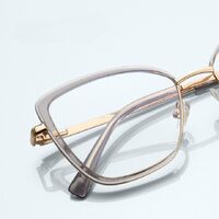 Metal + TR90 plastic Blue Blocker glasses frame for women with UV and blue light protection lenses More FCS3152