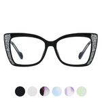 TR90 plastic frame or glasses with blue light protection, with spring hinges FA87300