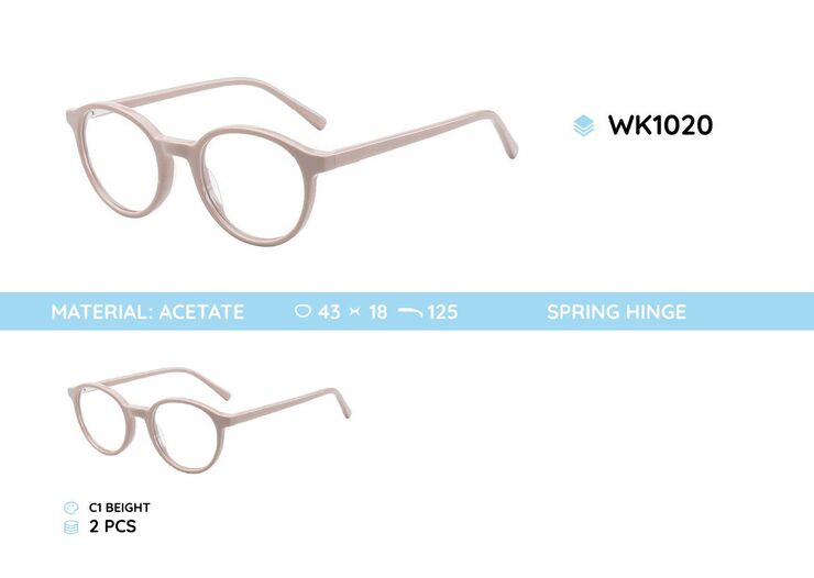 Acetate plastic frames for kids WK1020