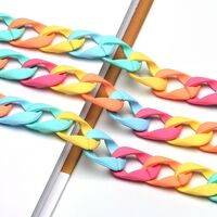 Разноцветная акриловая цепочка для очков GB062
