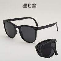 Folding plastic sunglasses with UV protection 2526
