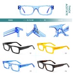 Оправа пластиковая из плотного ацетата Big City H2842