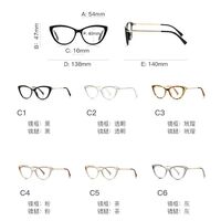 Plastic TR90 frames for glasses for women with UV and Blue Ray Cut protection FOCUS FCS2240