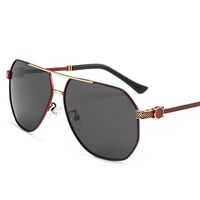 Polarized metal sunglasses with UV400 protection 2868-GT