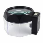 Tabletop magnifying glass with backlight 13104-XX, magnification: 5X