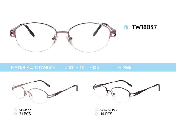 Titanium frames TW18037