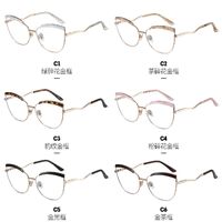 Combined frame (metal + TR90) or glasses with blue light protection, with spring hinges FA87278