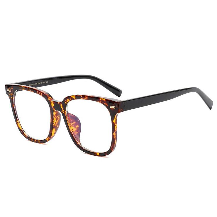 Hybrid frame, metal + TR90, with Blue Block coating SANTA K8003-1