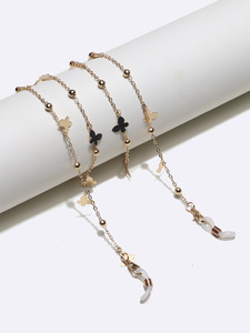 Fashion glasses chain with butterflies GL1345