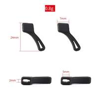 Stopper - eyeglasses temple attachment, anti-slip earhook, 24*7 mm