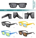Polarized acetate plastic sunglasses Big City HS2842