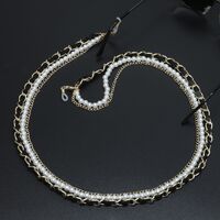 Metal non-slip chain multi-layer, with pearl, for glasses and masks GL501
