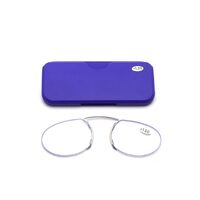 Plastic reading pince-nez glasses with case 6021, diopters from +1.00 to +3.00, RMC=62-64