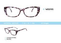 Plastic acetate eyeglasses frame for women WD2195