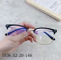 Оправа гибридная, металл + TR90, линзы с Blue Block покрытием SANTA 1636