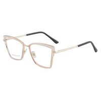 Combined frame (metal + TR90) or glasses with blue light protection, with spring hinges FA87068