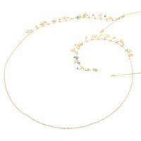 Metal non-slip chain, with rhinestone, for glasses and masks GL156