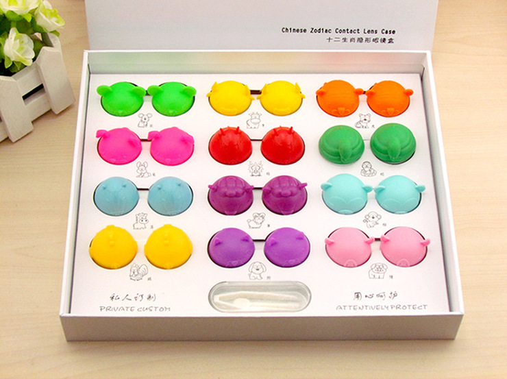 Mini set with contact lens cases XF1212, 12pcs