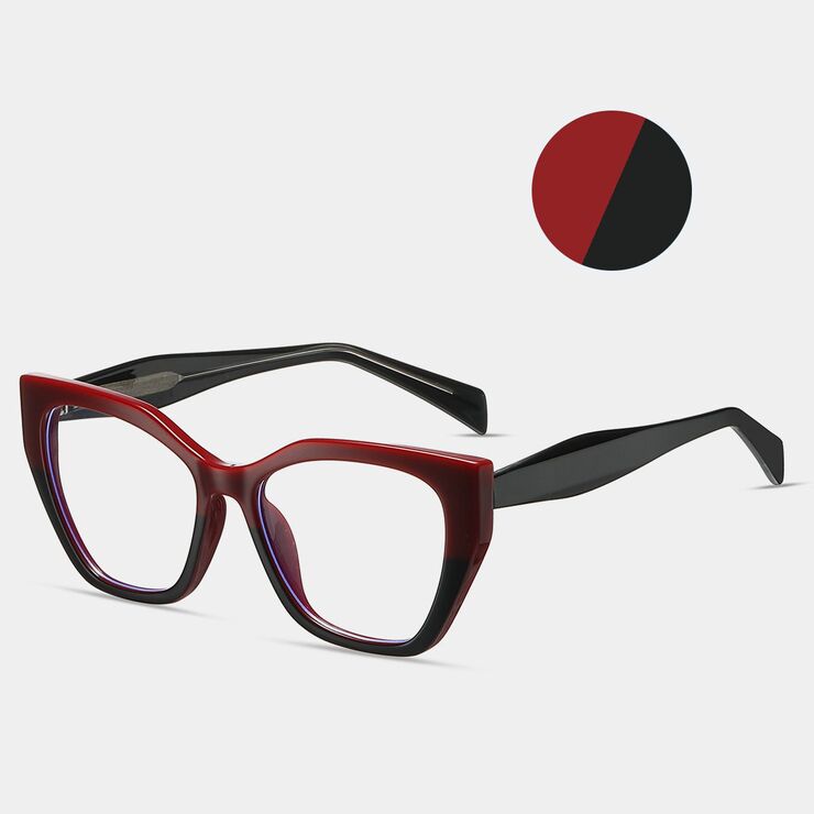 TR90 plastic frame or glasses with blue light protection, with spring hinges FA87201