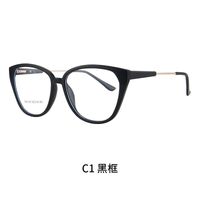 TR90 plastic frame or glasses with blue light protection, with spring hinges FA87185