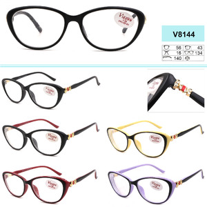 Plastic frame eyeglasses VIZZINI V8144 with white and colored lenses -1,00 -4,00 to (step 0,5)
