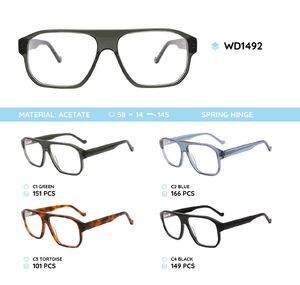 Plastic acetate eyeglasses frame for women WD1492