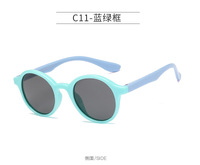 Polarized silicone sunglasses with UV400 protection for kids T11015