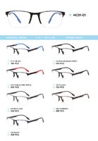 Metal frame with temples made of TR-90 material HC01-01