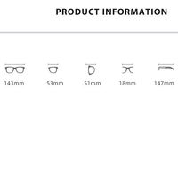 Очки пластиковые TR90 с защитой от синего света Blue Block FENQI F30049