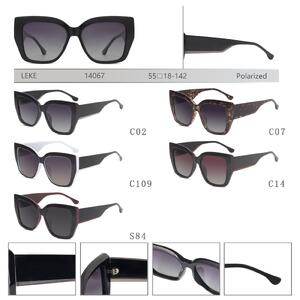 Polarized plastic sunglasses for women Leke LK14067
