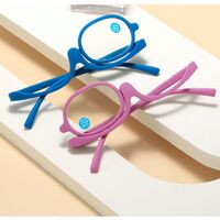 Очки пластиковые макияжные для чтения KY001 с защитой Blue ray cut, диоптрии от +1.00 до +4.00, РМЦ=62-64