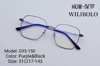 Metal ultrathin frames Wilibolo G95-150