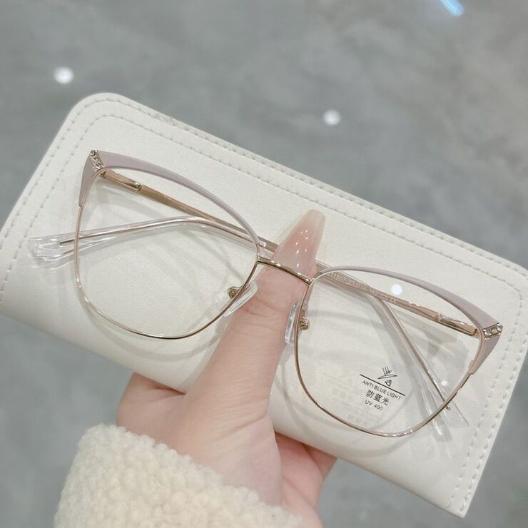 Оправа комбинированная (металл + TR90) с линзами Blue Ray Cut и флексами MAMO S11507