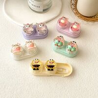 Mini soft contact lens kit retractable W-CT28透明卡通