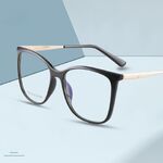 TR90 plastic frame or glasses with blue light protection, with spring hinges FA87054