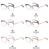 Combined frame (metal + TR90) or glasses with blue light protection, with spring hinges FA87275