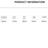 Metal Blue Block glasses with blue light protection FENQI F8219