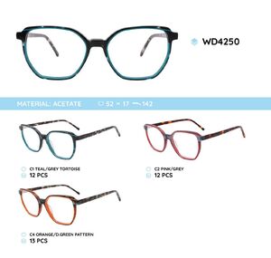 Plastic acetate eyeglasses frame for women WD4250