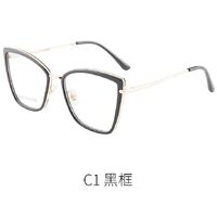 Оправа для очков комбинированная (металл + TR90) с защитой от синего света, с флексом FA87067