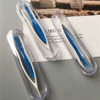 Set of tweezers and a stick for working with contact lenses in individual packaging
