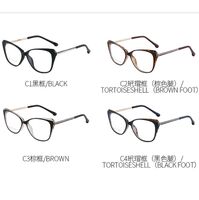 TR90 plastic frame or glasses with blue light protection, with spring hinges FA87139