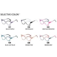 Очки металлические женские с защитой от синего света 8209-66042-PN