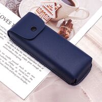 Belt eyeglasses case with button YB-3007