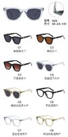 PC plastic sunglasses with metal hinge G25W