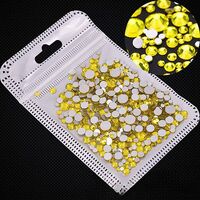 Набор страз с плоским дном для украшения оправ и очков, 39 цветов, PD0006