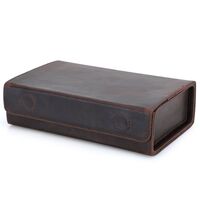 Футляр для очков и солнцезащитных очков из натуральной кожи на 3 отсека CF4011