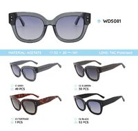 Plastic acetate frames polarized sunglasses WD5081