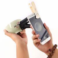 Микроскоп портативный для крепления на телефон 774-100X, увеличение: 100X