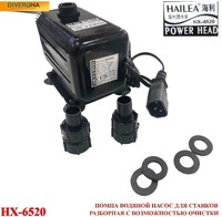 Power head - water pump for grinding machines, dismountable and cleanable HX-6520