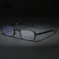 Folding metal reading glasses JY101 with Blue ray cut protection with case, diopters from +1.00 to +4.00, RMC=62-64
